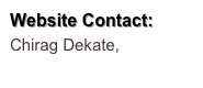 Website Contact: 
Chirag Dekate, 
cdekate@cct.lsu.edu